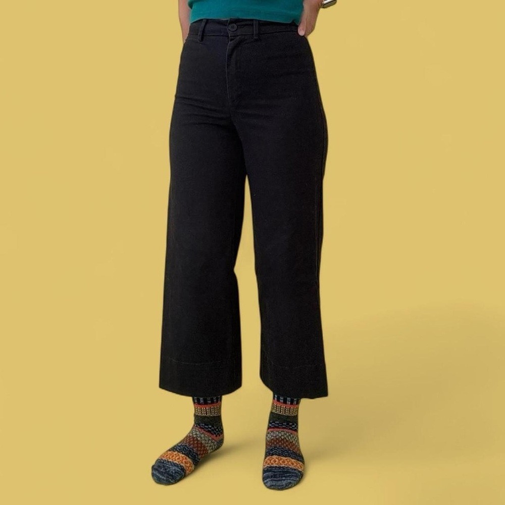 Black Cropped Pants